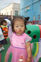 dsc_3305.jpg Next the ninjas stealthily infiltrated the party at day care.  Here we see Devin's friend Zoe.