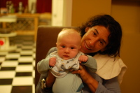 dsc_7479.jpg Susan Paley hams it up with D.