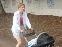 img_0919.jpg Grandma takes Devin on a walk, which always calms him down.  (So he goes on a lot of walks!) That grafitti was cleared up within a couple days...